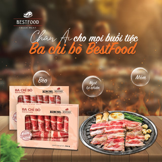 [Hỏa Tốc HCM] Ba Chỉ Bò (Short Plate) - Ba Chỉ Bò Excel Canada Hộp 300gr