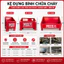 Kệ Đựng Bình Chữa Cháy Đơn / Đôi / Ba - Kệ Thép Sơn Tĩnh Điện Chống Han Rỉ [Loại Cao Cấp]