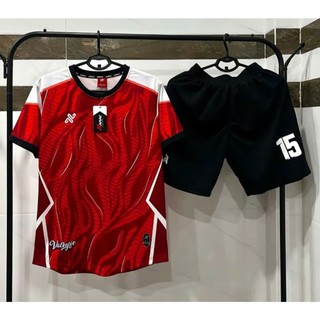 [CÓ IN TÊN] Bộ áo bóng đá trẻ em amax đỏ tươi , đủ size cho bé 18-78kg, chất thun lạnh thoáng mát Top Kid