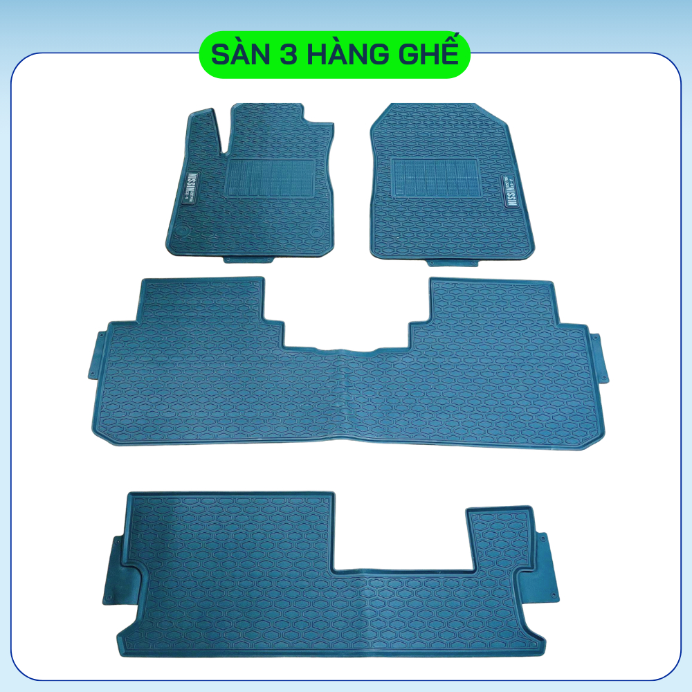 Thảm Lót Sàn Cao Su Xe Honda CRV 2024 - NAY - Sàn Cao Su Đúc Ko Mùi Dễ Vệ Sinh Vừa In Theo Xe- Mẫu NISSIN