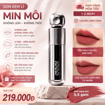 Son môi DOPI, không dính, không phai, không thấm nước và mồ hôi, son lì satin, son nhung lì mềm mại