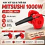 Máy Thổi Hút Bụi MITSUSHI 1000W Lõi Đồng, Máy Thổi Bụi Cầm Tay Vệ Sinh Máy Tính Ô Tô, Bơm Phao Bể Bơi Hơi