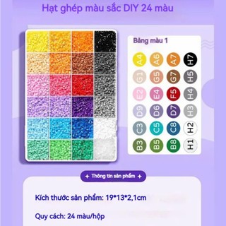 Hạt Xếp Đồ Chơi Tự Làm - Ủi Nhiệt Quà Tặng Nhựa Đầy Đủ Xếp Hình