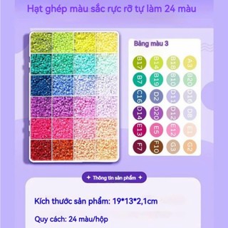 Hạt Xếp Đồ Chơi Tự Làm - Ủi Nhiệt Quà Tặng Nhựa Đầy Đủ Xếp Hình