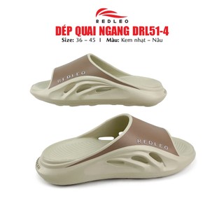 Dép Quai Ngang REDLEO Oran - EVA Đúc Nguyên Khối, Phối 2 Màu Unisex, Big Size DRL51-4
