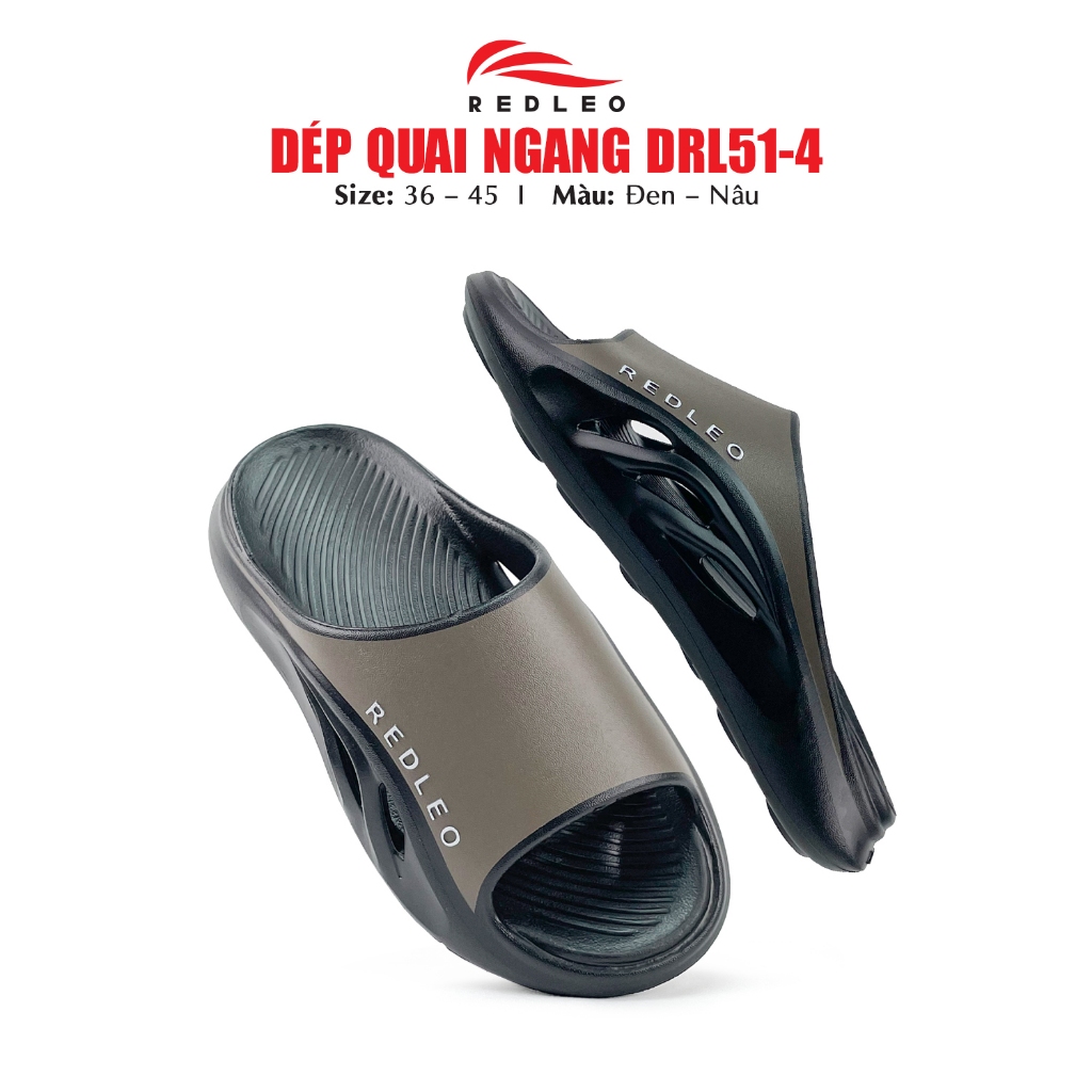 Dép Quai Ngang REDLEO Oran - EVA Đúc Nguyên Khối Phối Hai Màu Thời Trang, Có BigSize DRL51-4