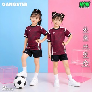 [CÓ IN TÊN] Bộ áo bóng đá trẻ em amax đỏ đô , đủ size cho bé 18-78kg, chất thun lạnh thoáng mát Top Kid