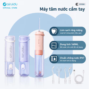 Máy Tăm Nước Thiết Kế Gập Gọn Chống Nước 160ml IPX7 Lựa Chọn Lý Tưởng Cho Mọi Chuyến Ði Airuidu CF550