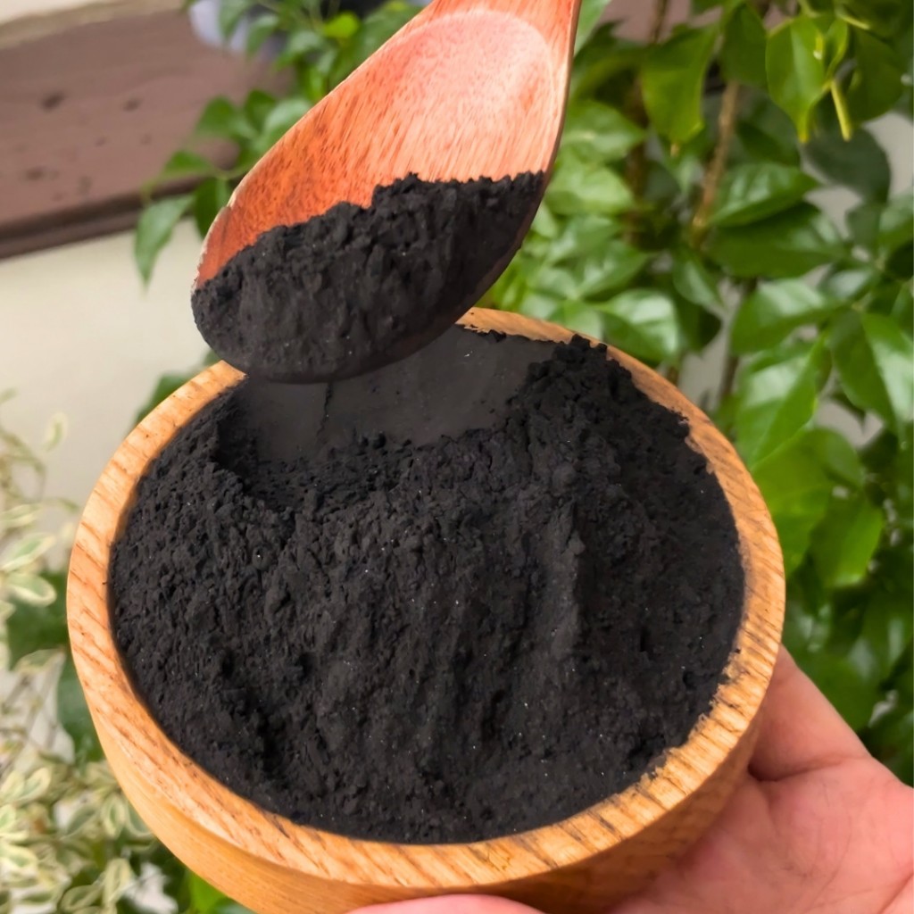 Bột Than Tre Nguyên Chất Đức Thiện (Mịn, Sạch, Thơm) - Trắng Răng, Ngăn Ngừa Mun, Giảm Sưng Tấy