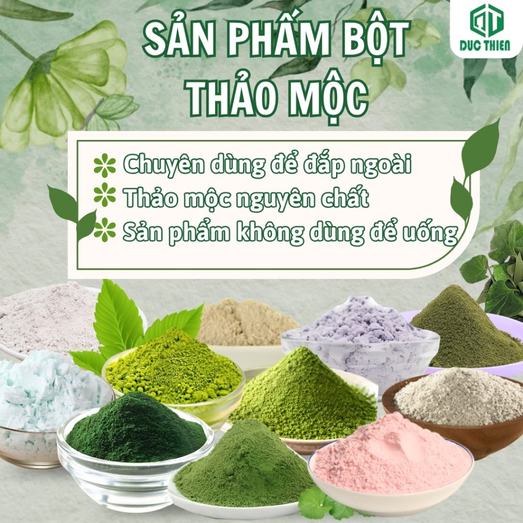 Bột Cám Gạo Sữa Đức Thiện (Mịn, Sạch, Thơm) - Dưỡng Trắng, Tẩy Tế Bào, Sáng Mịn Da, Trắng Da