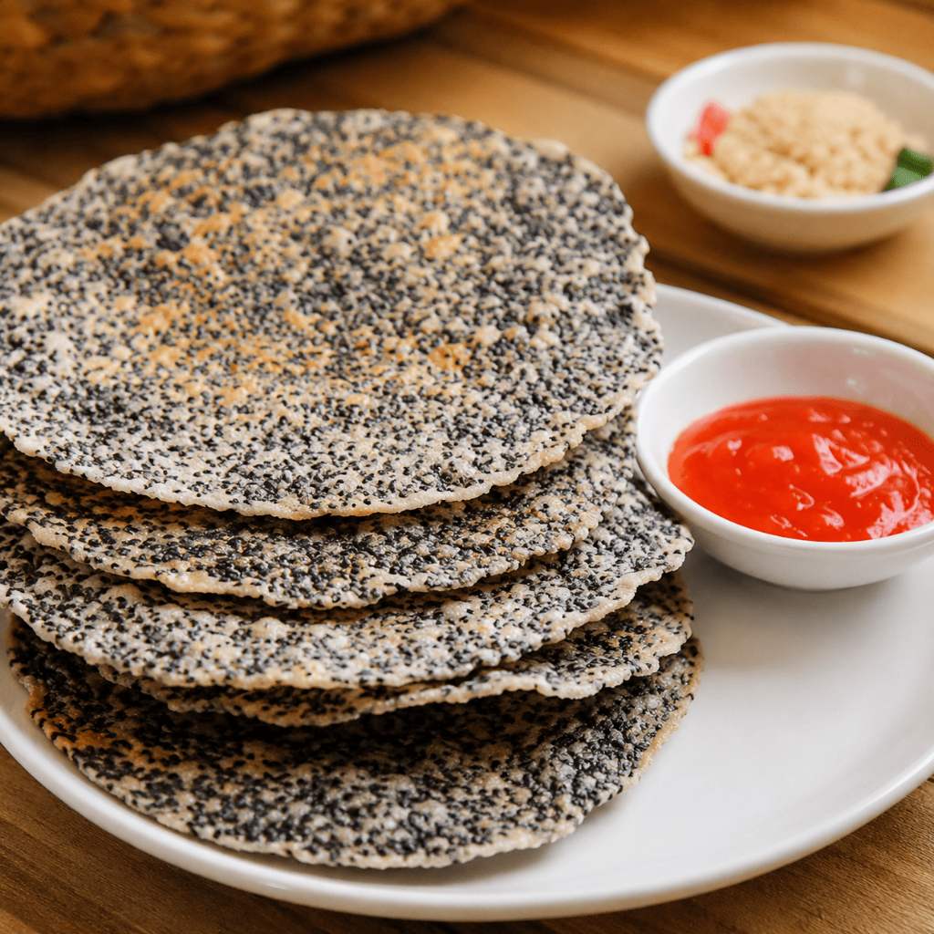 Bánh Tráng Mè Đen Phan Rang Dùng Để Nướng – Bánh Tráng Gạo Mè Thủ Công Ninh Thuận