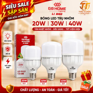 Bóng đèn LED, đèn led Bulb trụ G8 20W 30W 40W siêu sáng ánh sáng trắng tiết kiệm điện