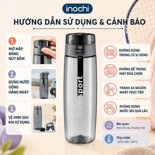 Bình nước thể thao Inochi - Kita Active 500/700ml (Nhiều màu)