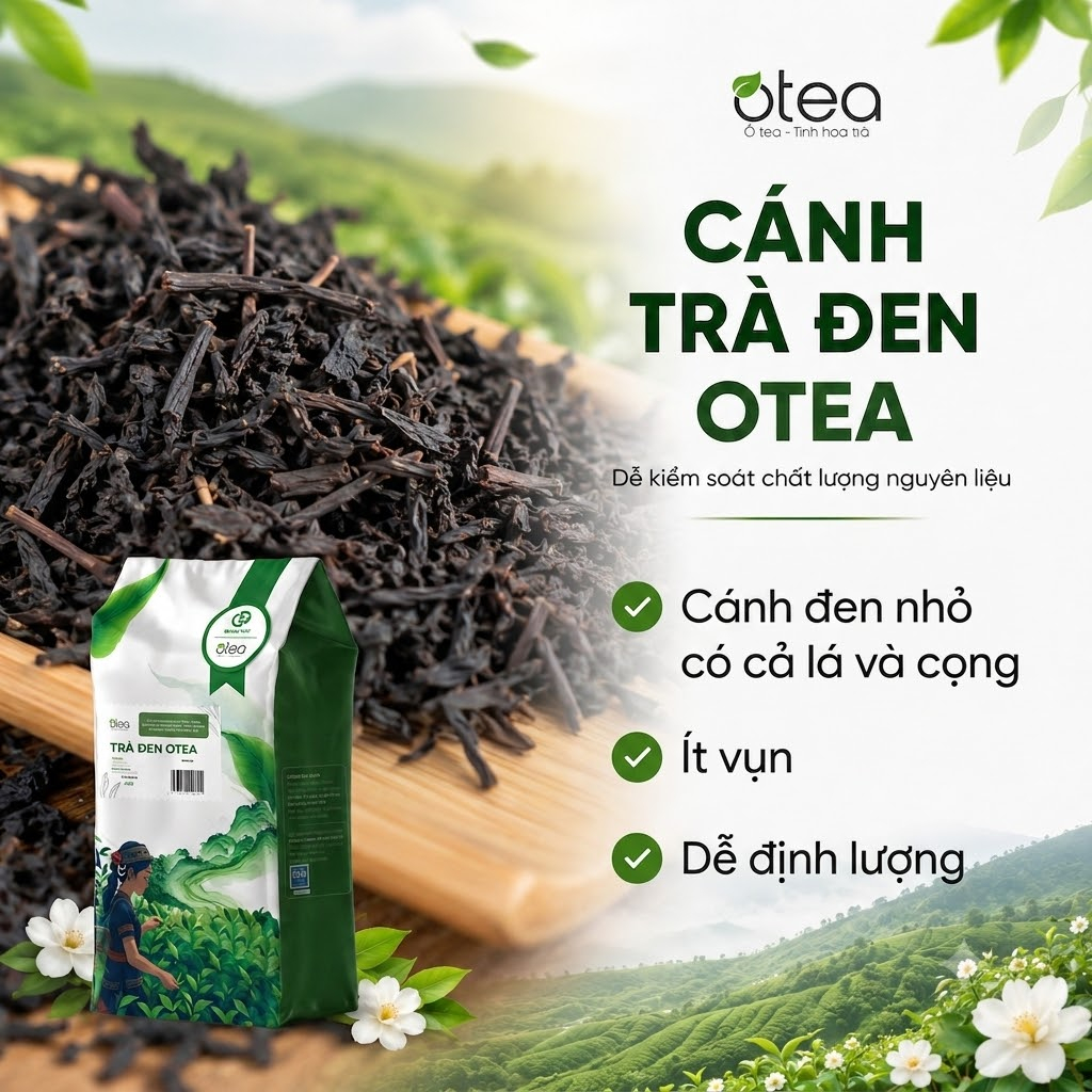 Trà Đen Otea Đặc Biệt - 500gr - Hương Trà Đen Đậm Chát Mạnh Chuyên Trà Pha Chế