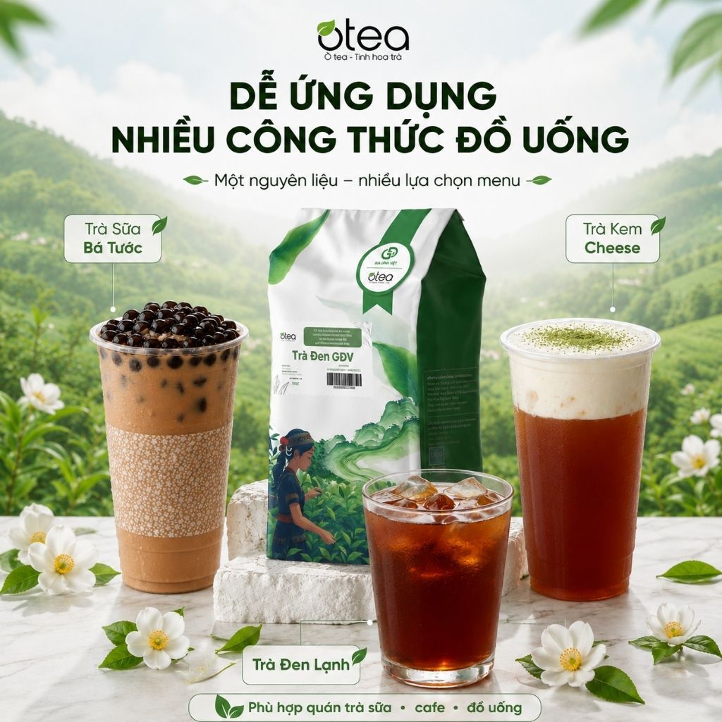 Trà Đen Otea Đặc Biệt - 500gr - Hương Trà Đen Đậm Chát Mạnh Chuyên Trà Pha Chế