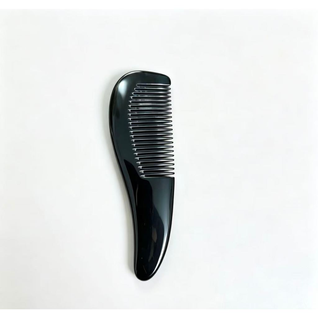 Lược Sừng Bò Châu Phi 13cm Cao Cấp - Lược Sừng Tự Nhiên Chống Tĩnh Điện, Massage Da Đầu, Giảm Gãy Rụng Tóc