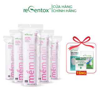 [COMBO 5] Túi Bông Tẩy Trang MỀM MỊN reGentox 120 miếng/túi + TẶNG 3 PHẦN QUÀ HẤP DẪN
