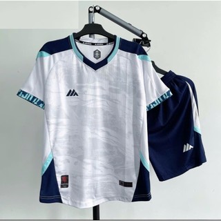[CÓ IN TÊN] Bộ áo bóng đá trẻ em MK TRĂNG XANH , đủ size cho bé 18-78kg, chấtME lạnh thoáng mát Top Kid