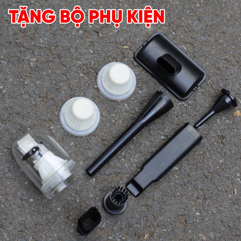 [Kèm Phụ Kiện] Máy Thổi Hút Bụi Bossun BS-VC07HB Dùng Pin Tự Chỉnh Lực - Max 7KPA, Chân Pin Phổ Thông
