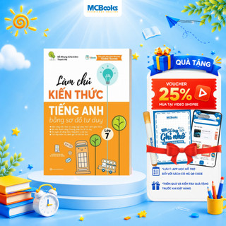 Sách -  Làm chủ kiến thức tiếng Anh bằng sơ đồ tư duy lớp 7 - Theo chương trình mới