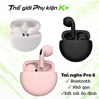 Tai nghe bluetooth tws Pro 6 không dây mini âm thanh hifi cảm ứng thông minh phong cách thể thao