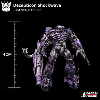 Mô Hình 1:64 Transformer Optimus-Shockwave-Megatron | Nhân vật Autobots & Decepticon Đại chiến Figure 1/64