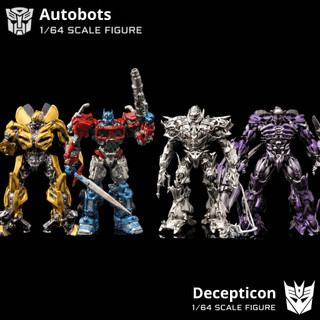Mô Hình 1:64 Transformer Optimus-Shockwave-Megatron | Nhân vật Autobots & Decepticon Đại chiến Figure 1/64
