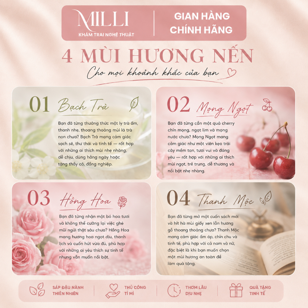 [HOẢ TỐC] Set quà tặng nến thơm khảm trai, quà tặng 20-11,sinh nhật, kỉ niệm, lưu niệm, các dịp đặc biệt đa dạng độc đáo