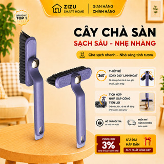 Cây Chà Sàn Nhà Tắm Đa Năng – Kèm Nhíp Gắp Vệ Sinh Cống, Chổi Cọ Nhà Vệ Sinh Xoay 360°
