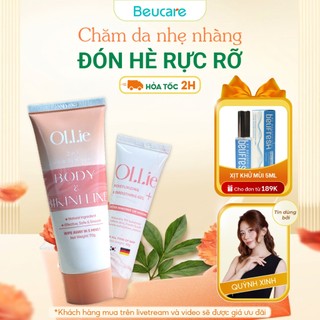 Combo kem tẩy lông và kem dưỡng Ollie tẩy vùng kín, nách, tay, chân , an toàn không đau rát,dưỡng da phù hợp mọi loại da