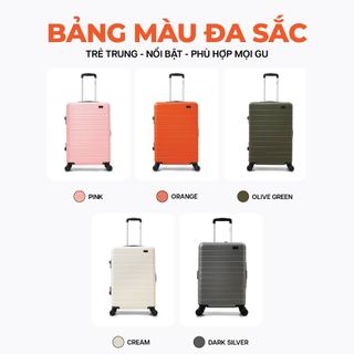 Vali Kéo MIAvn Pisani CLASSIC FZA01 - Size 20/24/28 Inch, Nhựa PC+RPO Cao Cấp, Có Thể Nới Rộng, Khoá TSA