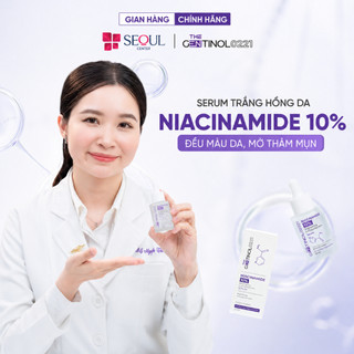 Serum Niacinamide kiểm soát dầu, mụn, dưỡng trắng, giảm nếp nhăn, trẻ hóa làn da The Gentinol 0221 30ml
