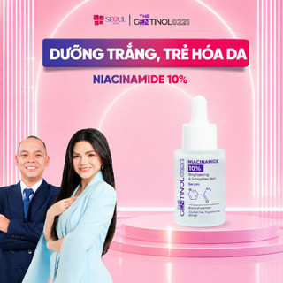 Serum Niacinamide kiểm soát dầu, mụn, dưỡng trắng, giảm nếp nhăn, trẻ hóa làn da The Gentinol 0221 30ml