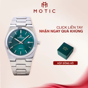 Đồng Hồ Nam Oshrzo Mặt Tròn Dây Kim Loại Thời Trang Lịch Lãm Sang Trọng - 6599G | MOTIC