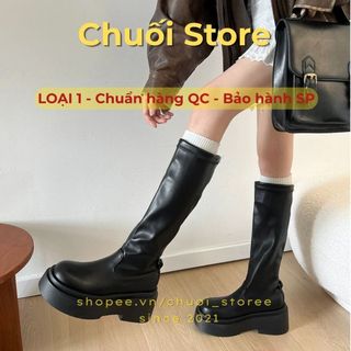 Giày boot nữ da PU tổng hợp dệt vải đế cao su cá tính nhẹ nhàng xinh xắn đáng yêu