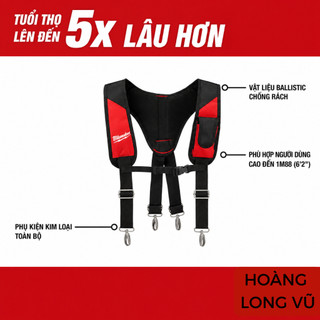 Đai đeo thắt lưng đựng công cụ - Vòng đeo có lót 48-22-8145