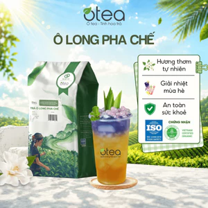 Ô long pha chế Otea 500g/100g trà ô long pha chế dạng tấm vảy, nền trà sữa đậm vị, dành cho pha chế