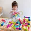 Bộ Đồ Chơi Nam Châm Xếp Hình 3D Cho Bé – Thanh Ghép Từ Tính Sáng Tạo Thông Minh