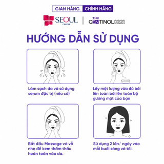 Gel dưỡng phục hồi PANTHENOL 5% GEL CALMING & SMOOTHES SKIN giúp làm dịu và dưỡng ẩm làn da The Gentinol 0221 50g