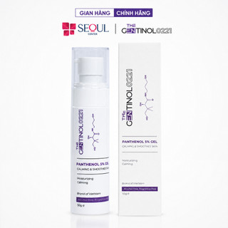 Gel dưỡng phục hồi PANTHENOL 5% GEL CALMING & SMOOTHES SKIN giúp làm dịu và dưỡng ẩm làn da The Gentinol 0221 50g
