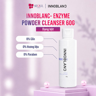 Innoblanc – Enzyme Powder Cleanser 60g | Sữa Rửa Mặt Dạng Bột Làm Sạch Sâu, Dưỡng Ẩm, Phù Hợp Mọi Loại Da