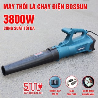 Máy Thổi Lá Bossun BS-TL3800W Chuyên Thổi Lá, Rác, Bụi 6 tốc độ 12 Cánh Kèm 2 Ống Thổi