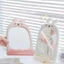 Gương Thỏ Treo Tường Soi Trang Điểm Gương Dán Tường Hình Tai Thỏ Dễ Thương Decor Phòng Ngủ Phòng Tắm