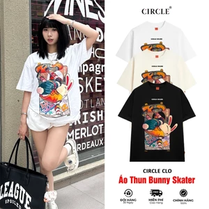 Áo Thun Bunny Skater Cá Tính Unisex cotton cao cấp - CIRCLE CLO