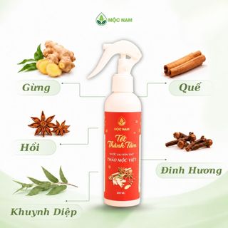 Nước lau bàn thờ thảo mộc Mộc Nam - Nước bao sái bàn thờ tết thành tâm, tẩy uế, an toàn (200ml)