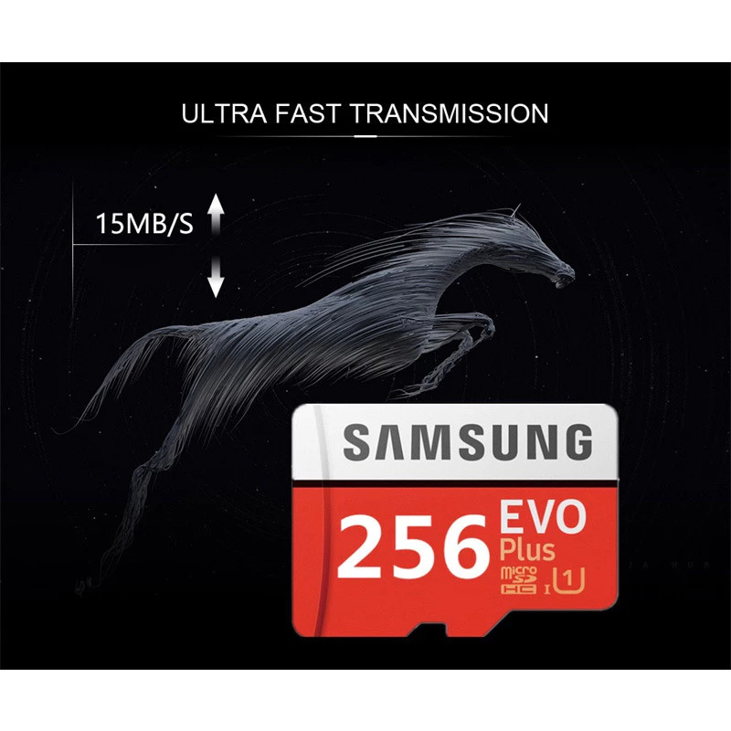 Samsung PRO PLUS EVO Micro SD thẻ nhớ 64 128 GB 256 512 1T Mini,với bộ chuyển đổi điện thoại di động