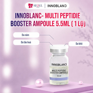 Innoblanc – Multi Peptide Booster Ampoule 5.5ml | Tinh Chất Đa Peptide Dưỡng Trắng, Căng Da, Tái Tạo Cho Da Nám & Lão Hó
