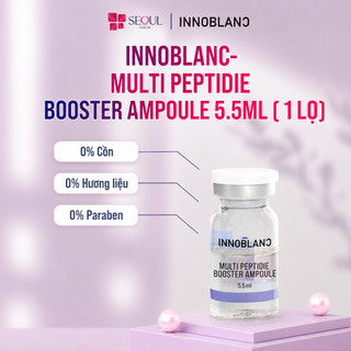 Innoblanc – Multi Peptide Booster Ampoule 5.5ml | Tinh Chất Đa Peptide Dưỡng Trắng, Căng Da, Tái Tạo Cho Da Nám & Lão Hó