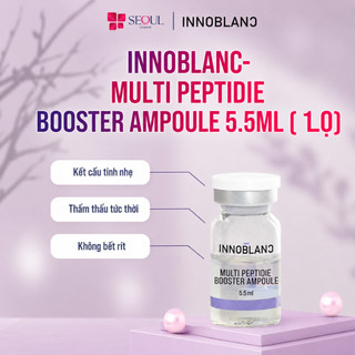 Innoblanc – Multi Peptide Booster Ampoule 5.5ml | Tinh Chất Đa Peptide Dưỡng Trắng, Căng Da, Tái Tạo Cho Da Nám & Lão Hó