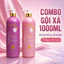 Combo Dầu Gội Xả Collagen 1000ml Phục Hồi Tóc Khô Xơ, Giảm Bết Nhờn, Dưỡng Tóc Mềm Mượt Bóng Khỏe